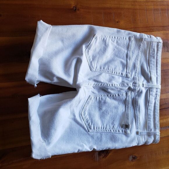 JOE'S Jeans High Rise Skinny Cut Off White Jean Shorts Size 25 - Picture 6 of 12